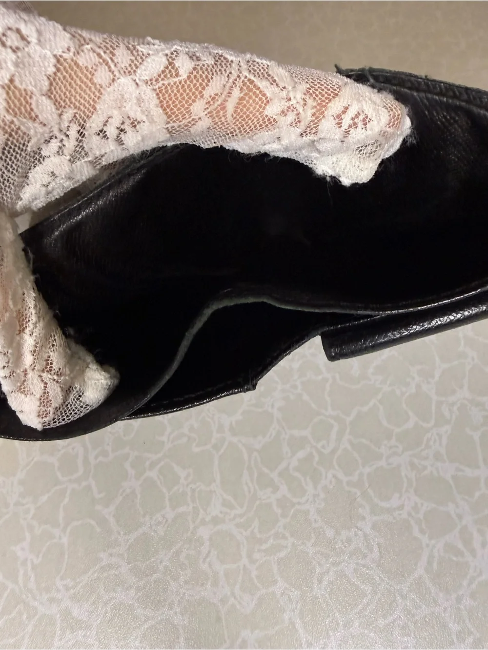 Louis Vuitton Black Compact Leather Wallet